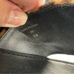 LAFAYETTE 148 NEW YORK Iris Thong Sandal Teak Multi Black Leather Leopard Sz 39 Photo 4