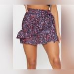 Pretty Little Thing NWT Pink Floral Ruffle Skirt Photo 2