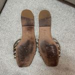 Veronica Beard  Maxon Metallic Gold Silver Caged Flat Sandals Size 9‎ Photo 3