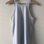 Lululemon Run Off-Route Tank top Fitted Sleeveless Blue sheer panel double strap Photo 7
