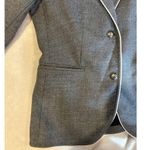 Vineyard Vines Gray 100% Wool Blazer Preppy Nautical Corpcore Piping Women's 2 Photo 3
