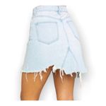 Free People  We The Free Going Rouge Raw Hem Denim Skirt Size 26 Photo 1