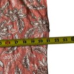 Rachel Roy Coral Pink Floral Linen Blouse Women's Top Size XL | 73-8 Photo 5