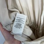 Aritzia Wilfred Fleurette Jumpsuit Cream Tan White Stripe Medium Photo 6