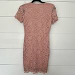 Forever 21  Women’s Small Pink Lace Mini Dress Lace Up Photo 3