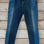 PacSun Women's Size 30 Short Blue Two-Tone High Rise Ankle Jegging Jeans Photo 0