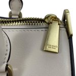 Kate Spade Spade Icon Small Barrel Leather Bag Milk Glass Cream Photo 12