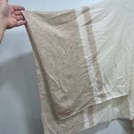 J. McLaughlin  Skyler Wrap NWT $248 Shaw 100% Cashmere OS Tan Stripe Colorblock‎ Photo 1