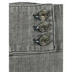 New York Co Battery Park Stretch Trouser Gray Wide Leg Uptown Rise 16 Denim NWT Photo 3