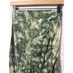 Blue Life  NWT Green Tie-Dye Asymmetrical Side Tie Midi Skirt Viscose Size S Photo 2