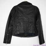 Madewell NEW‎  washed Leather Motorcycle Jacket, size M Photo 8