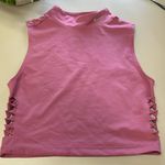 Nike  Pro Dri Fit Neck Crop Top Cut Out on Sides Photo 0