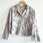 Anthropologie  The Odells oversized pocket top - Spanish Girl Print Photo 1