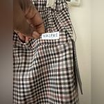 Valfre Check Print Elastic Waist Pants Size Small NWT Tan Photo 11