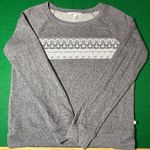 Victoria's Secret  Gray Crewneck Sweater with Lace Accent Photo 0