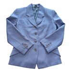 Laura Ashley lilac Wool Skirt Suit Set Womens Vintage (Blazer 8/Skirt 4) Photo 2