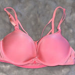 Victoria's Secret  PINK Hot Pink Push-Up Front-Close Racerback Bra 36B Photo 0