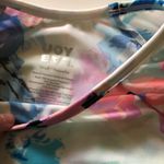 JoyLab NWT  floral watercolor short sleeve swim top size small Photo 2