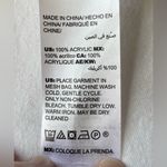 Chico's  Beige Loose Crochet Cottagecore Boho Beach Knit Sweater Top Photo 11