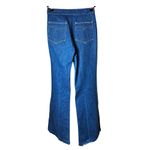 Faded Glory Vtg 70s Flare Bell Bottom Denim Jeans Scovill USA Made Roller Girl Photo 1