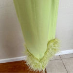 House Of CB House of‎ CB ‘Alessia’ Lime Feathered Midi Dress size XS $299 Photo 10