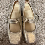 Dolce Vita Silver Metallic Flats Size 7 Photo 0