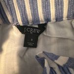 J.Crew  Blue & White Striped Linen Blend Paperbag Mini Skirt Women Sz 0 Photo 5