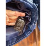 William Rast J Timberlake pebbled vegan leather moto jacket blue XS Photo 4