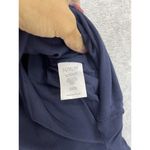 CAbi  Women's Skirt Pull On Blue Floral Smocked Waist Size Medium Pleated Lined Photo 5