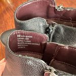 Kensie Ghita Black Leather Ankle Boots with Zipper Photo 6