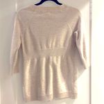 DKNY embroidered cotton blend cardigan in beige oatmeal size XS Photo 3