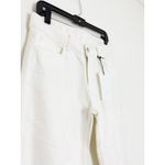 ZARA NWT White Cuffed Straight Leg Jeans Size 6 Low Rise Denim Y2K Quiet Luxury Photo 7