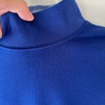 L.L.Bean sz Mp or M reg. Blue Turtleneck Long Sleeve Stretch Pullover Shirt Photo 2