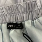 Very J Light Blue Ruffle Midi Skirt Photo 4