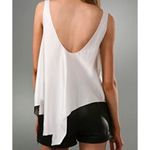 Alexander Wang  White Asymmetrical Tank Top Lace Photo 5
