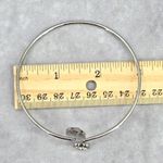 None Silver Slim Heart Leaf Circle Cuff Bracelet Fashion Boho Retro Jewelry JB2-54 Photo 4