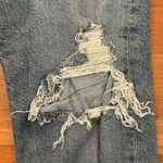 AGOLDE  Riley High Rise Straight Crop Denim Jeans Womens Size 26 Distressed Photo 7