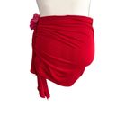 Lovers + Friends  Cordelia Mini Skirt in Red & Pink Small New Womens Flower Photo 7