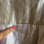 Adrianna Papell  Pleated‎ Metallic Cowlneck Dress Photo 5