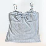 No Boundaries  Y2k Blue Tank Top Multicolored Beads Women's Teen Size L (11-13) Photo 0