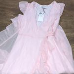 WAYF baby pink maxi dress; new with tags size xsmall Photo 3