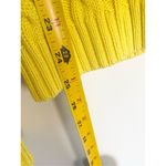 Lauren Ralph Lauren Yellow Cable Knit 100% Cotton V Neck Sweater Sz L Size L Photo 4