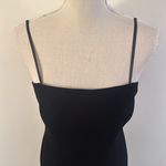Papell Boutique  Retro Vintage 90s black Velvet column gown Sz 6 Photo 1