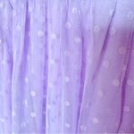 Simplee Apparel Simplee Plus Purple Sequin Polkadot Tulle Mesh Long Sleeve Dress. Photo 8