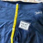 Juicy Couture  Velvet Rhinestone Logo Lounge Pants Women LG‎ Navy Blue Y2K Comfy Photo 4