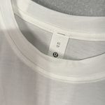 Lululemon Long Cotton Crewneck Tank size XS in white Photo 4