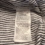 J Crew Factory women’s Linen blend pull on short black and white stripe Sz S NWT Photo 7