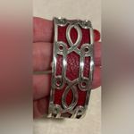 Brighton Christo Collection Slim Cuff with Red Interchangeable Band Photo 2