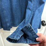 Women's Denim Open Front Jacket, Pearl and Rhinestone Embellishments Blue Size undefined Photo 7