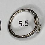 Adjustable Silver Infinity Knot Open Ring Size 5.5 A125 Photo 4
